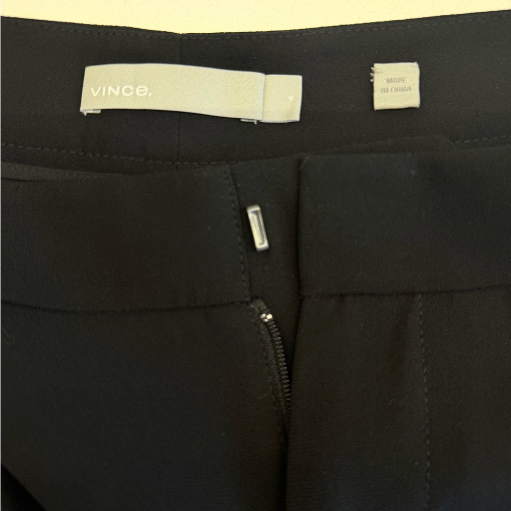 Vince Black Wide Leg Cropped Pants – Size 4 - Picture 5 of 7